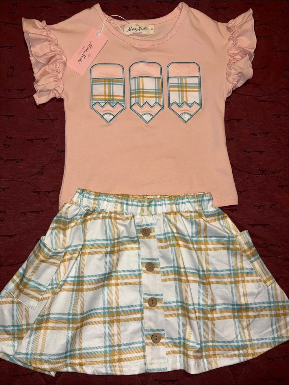 Marie Nicole size M (3/4t) brand new school outfit